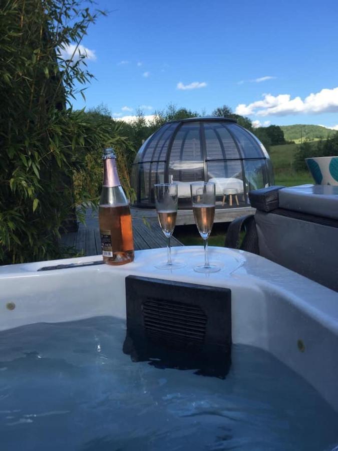 Les Nuits Insolites De La Mothe - Hebergement En Bulle Ou Tiny House Avec Spa Privatif Outremecourt Bagian luar foto