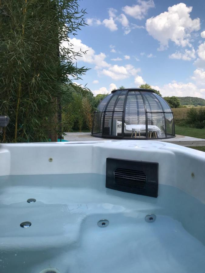 Les Nuits Insolites De La Mothe - Hebergement En Bulle Ou Tiny House Avec Spa Privatif Outremecourt Bagian luar foto