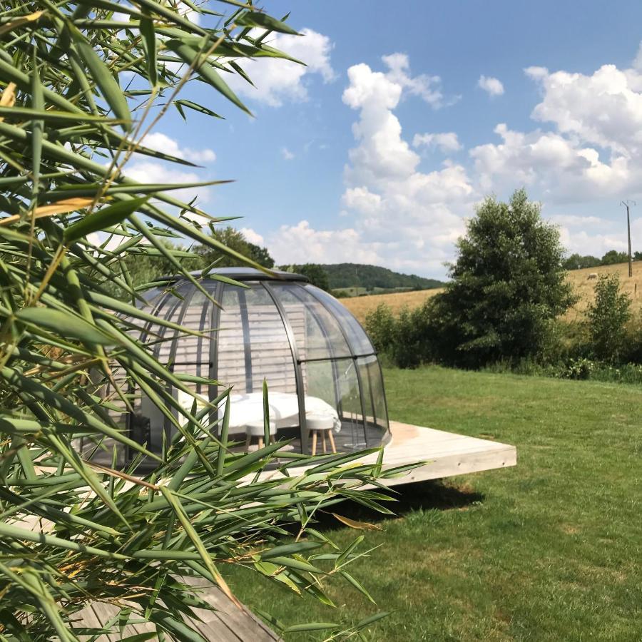 Les Nuits Insolites De La Mothe - Hebergement En Bulle Ou Tiny House Avec Spa Privatif Outremecourt Bagian luar foto